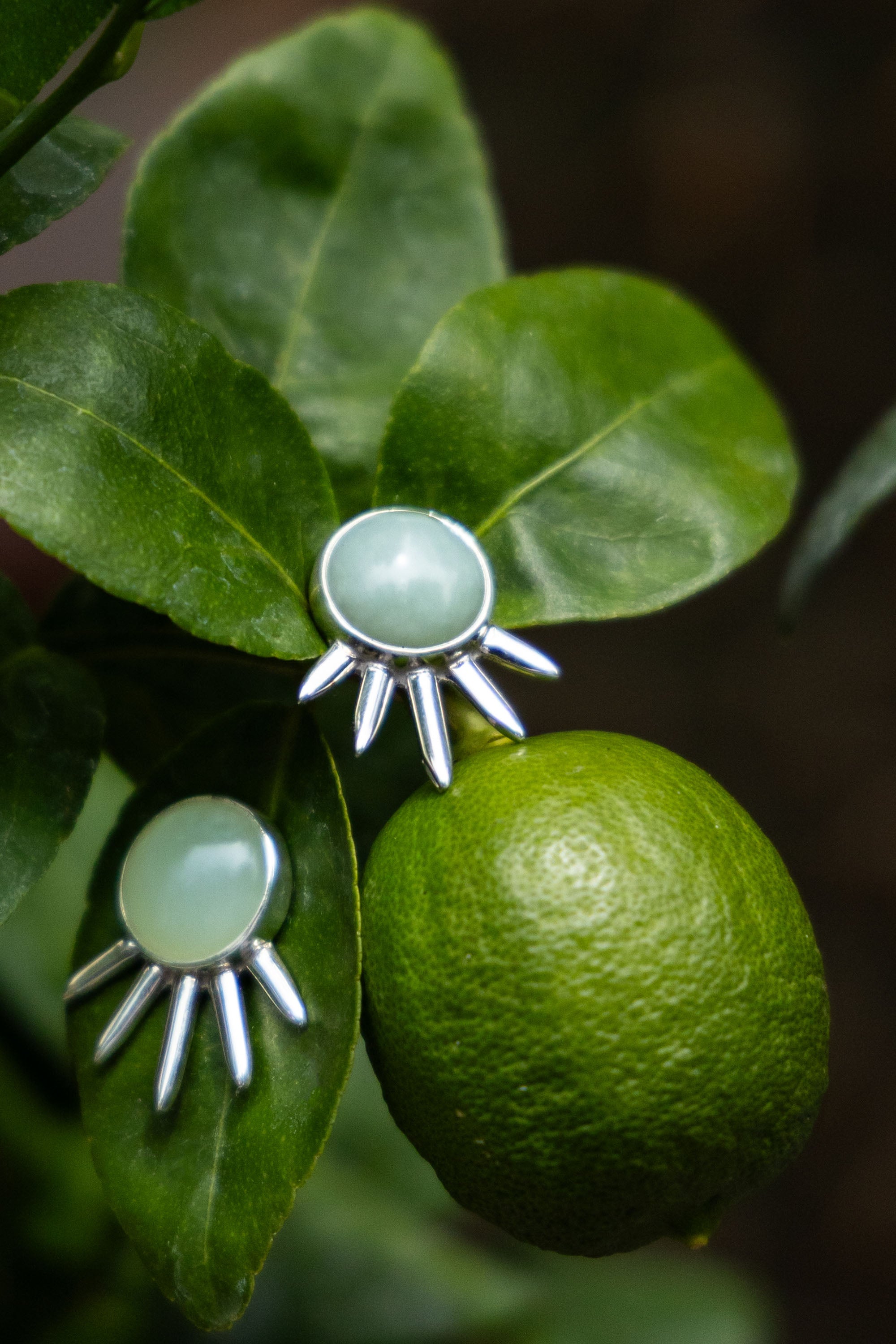 Sol Pequeño Earrings in Sterling Silver