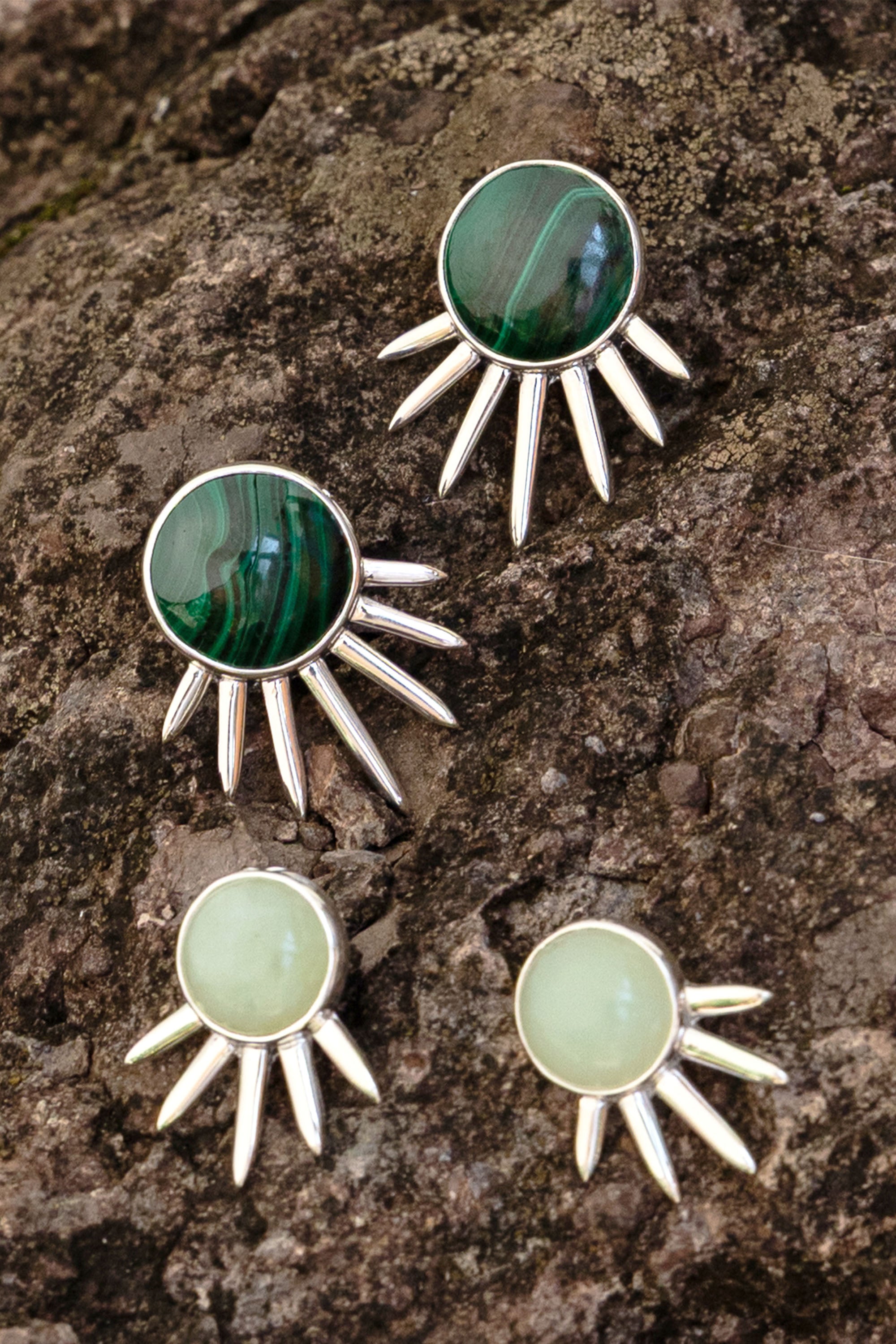Sol Pequeño Earrings in Sterling Silver
