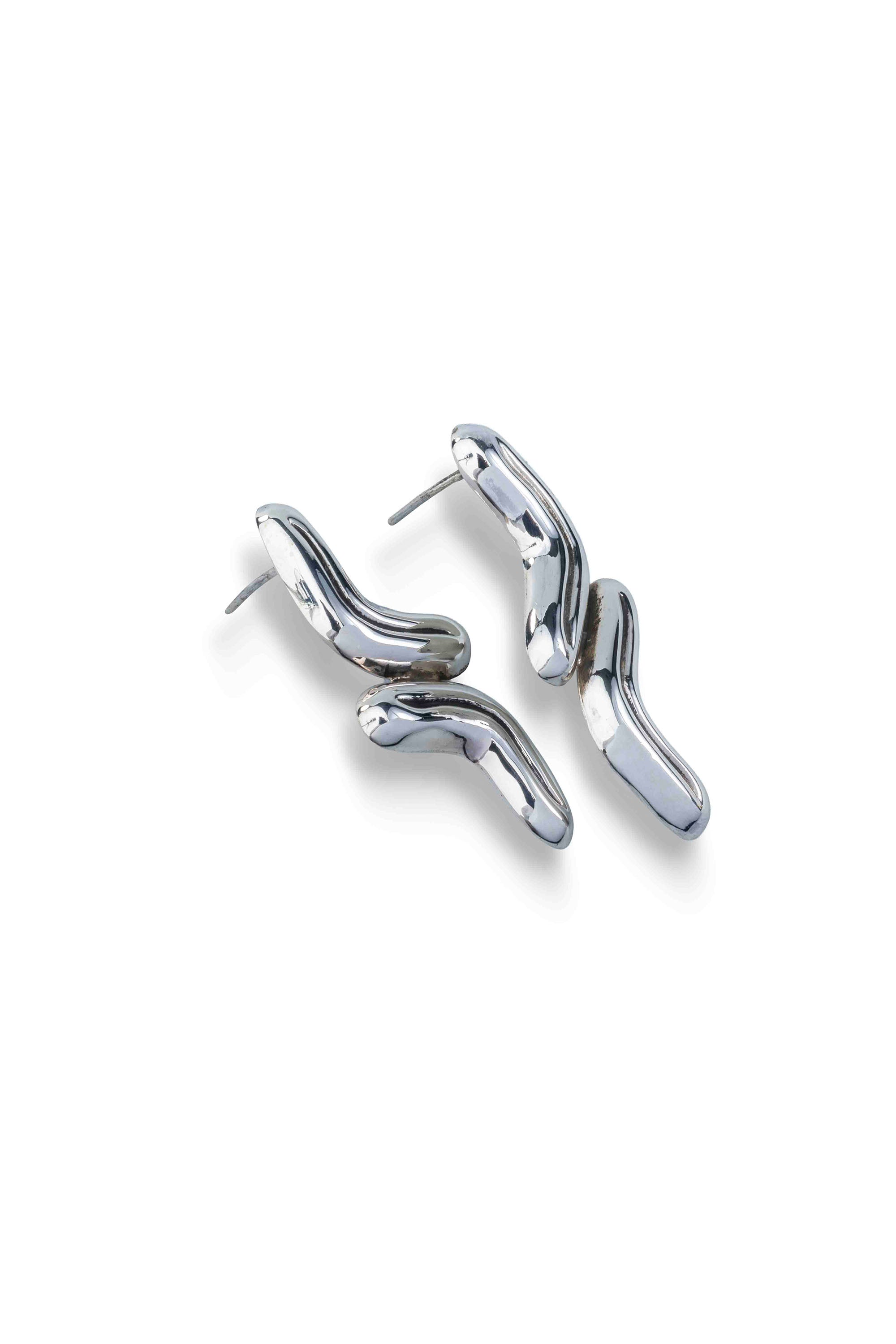 Lengua Drop Earrings in Sterling Silver