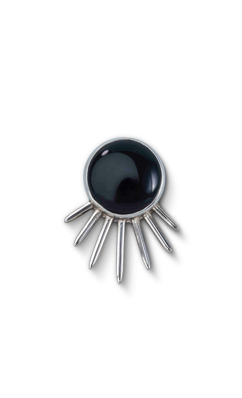 Sol Pin Pequeño in Sterling Silver