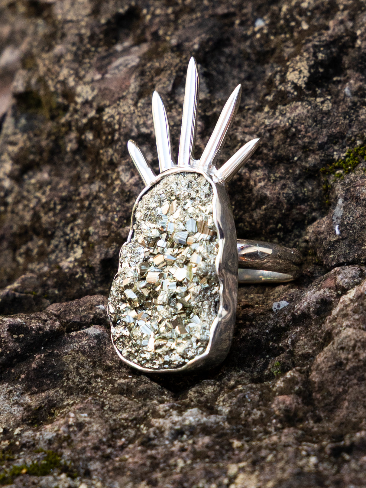 Sol Pyrite Ring